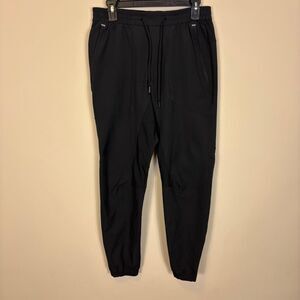 Lululemon Men's Black Jogger Recycled Polyester Pants Size Medium